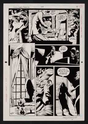 Original Art from Justice League America #103 (1995) Page 12 Pencils by Chuck Wojtkiewicz, Inks by Drew Geraci | mycomicshop.com