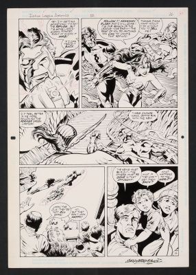 Original Art from Justice League America #112 (1996) Page 16 Pencils by Chuck Wojtkiewicz, Inks by Will Blyberg | mycomicshop.com