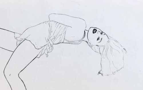 Roberto Baldazzini | Roberto Baldazzini - Gisy Scerman / matita su carta - Page volante - Exemplaire unique | Catawiki