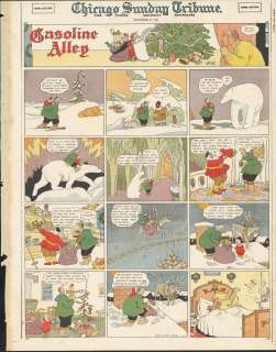 King - GASOLINE ALLEY, Sunday Page Proof (12/24/1922) | Russ Cochran