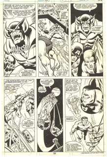 Alan Kupperberg - Invaders #40 p23 (Baron Blood)