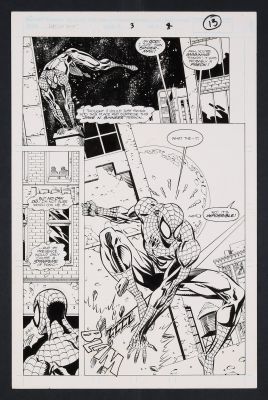 Sam de La Rosa, Anthony Williams | Original Art from Spider-Man: Web of Doom #3 (1994) Page 13 Pencils by Anthony Williams, Inks by Sam de la Rosa | mycomicshop.com (Buy It Now)