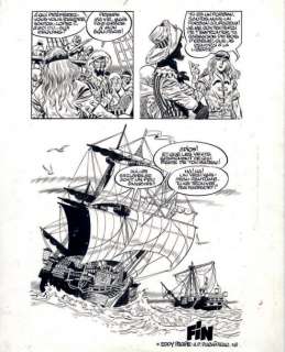 Paape, Eddy - Yorik des tempêtes Planche originale à l‘encre de chine de