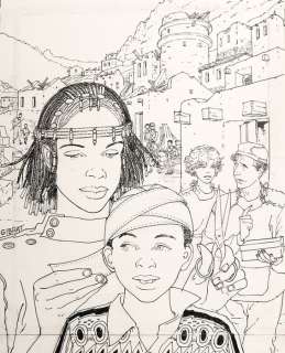 Gibrat, Jean-Pierre | Gibrat, Jean-Pierre - Dessin original - Couverture - Médecins sans frontières T1 - Mission en Afrique - (1988) | Catawiki