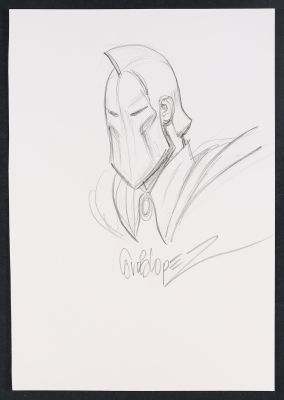 Jose Luis Garcia Lopez | Doctor Fate Sketch by Jose Luis Garcia-Lopez | mycomicshop.com