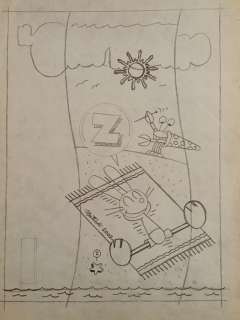 Massimo Mattioli | Massimo Mattioli Preliminare di copertina "Pinky Z" - (2003) | Catawiki