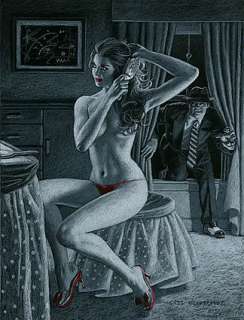 GREG HILDEBRANDT REAR WINDOW Pin Up | ComicConnect