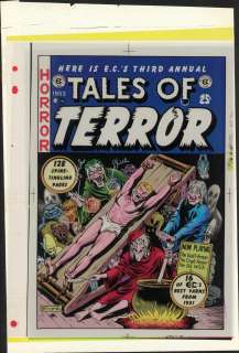 Tales Of Terror, Color Key & 4 Color Seps, EC Library (1980s) | Russ Cochran