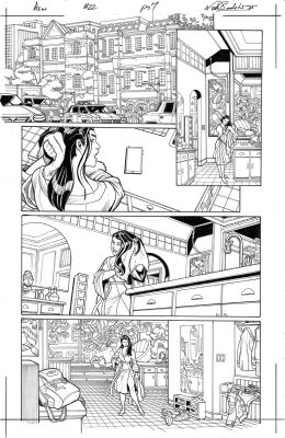 Nick Bradshaw | Amazing Spider-Man #22 - Page #7 | Art by Canucks