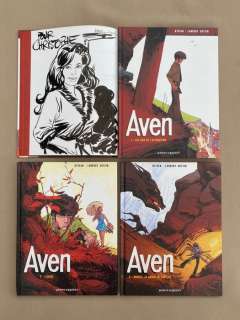 Astier / Stefan | Aven T1 à T3 + dédicace - 4x C - Série complète - EO - (2005/2007) | Catawiki