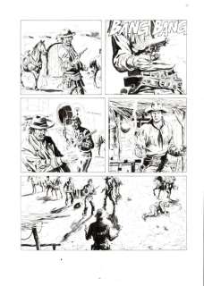 Fabio Valdambrini - | Fabio Valdambrini - Tavola Originale - Tex Willer n. 37 "il mio amico Hutch" - (2022) | Catawiki