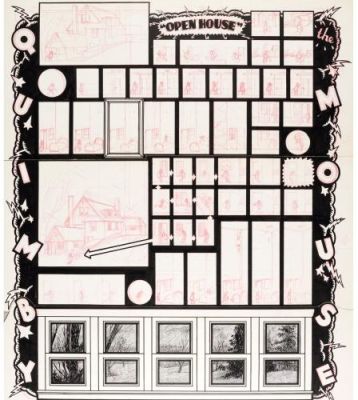 Chris Ware | Chris Ware Quimby Mouse Comic Strip, partiellement encré, daté du 10-25-1990 | Galerie 9ème Art