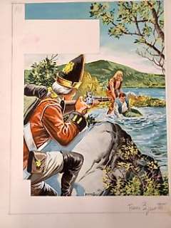 Franco Bignotti | Franco Bignotti - original cover - Blek a colori n. 191 "Blek Macigno è morto!" - (1967) | Catawiki