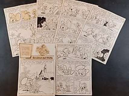 Nicola Del Principe | Nicola Del Principe - 12x tavole originali - Storia completa - "Topo Nino - Studenti per forza" | Catawiki