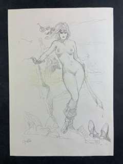 Leone Frollo | Leone Frollo - Sexy e Crudele - Illustrazione firmata - Page volante - Exemplaire unique | Catawiki