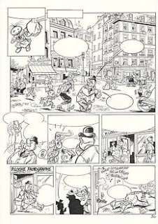 Krings, Jean-Marc - Krings, Jean-Marc - Planche originale - Bob et Bobette (Hommage) T3 - Le Reboutant rebouteux - (2019)