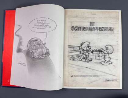 Studios Peyo | Les Schtroumpfs - Le Schtroumpfissime - avec Dessin dédicacé Studios Peyo - (2011) | Catawiki
