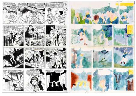 Mitacq | La Patrouille des Castors, planche n°31 Ã  l’encr… | Millon