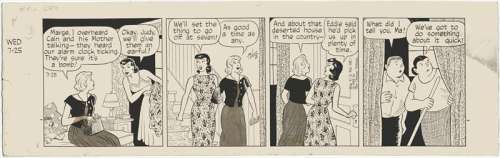 King – Gasoline Alley daily 07/25/1956 | Russ Cochran