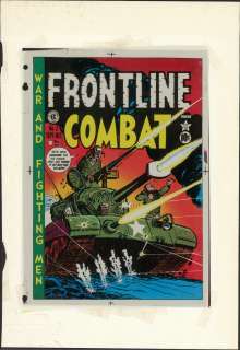 FRONTLINE COMBAT #02, Color Key & 4 Color Seps, EC Library (1980s) NO RESERVE | Russ Cochran