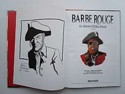 Marc Bourgne - Marc Bourgne - Barbe Rouge T34 - Le secret d‘Elisa Davis 1re partie + dédicace originale - Cartonné - EO - (2001/2010)
