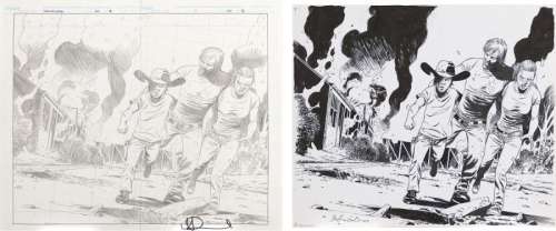 Adlard Charlie & Gaudiano Stefanoamricains N En 1966 & 1966 | ADLARD CHARLIE & GAUDIANO STEFANO AMÉRICAINS NÉ EN 1966 & 1966 SUR LE SENTIER | Cornette de St Cyr