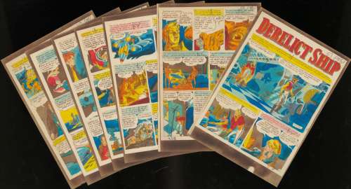 Krigstein - "Derelict Ship", Weird Fan #22 (1953) | Russ Cochran