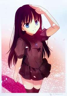 Takashi Takeuchi Autographed Color Reproduction Illustration "The Garden of Sinners" | Mandarake (Big Web)