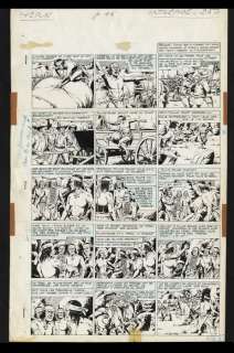 Le Rallic, Etienne | Le Rallic, Etienne - Planche originale - Horn du West - (années 1960) | Catawiki