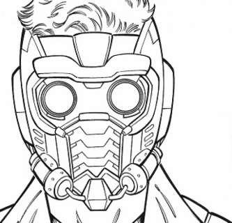 GUARDIANS OF THE GALAXY Star Lord ORIGINAL ART. | Unreal Books