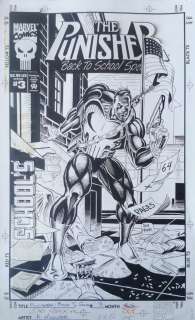 Cover originale Dave Hoover – Punisher Back to School Special #3