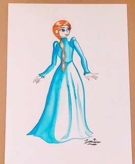 Znazim, Fred | Znazim, Fred - Dessin original couleur - Bianca - Peau d’homme - (2022) | Catawiki