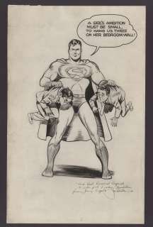 SUPERMAN, JERRY & JOE Pin Up | ComicConnect