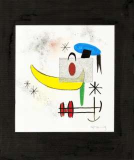 Tony Fernandez, Disney Artist | Donald Duck Inspired By Joan Miró’s "Pour Paul Éluard" (1973) - Original Painting - Tony Fernandez Signed - Original Art | Catawiki