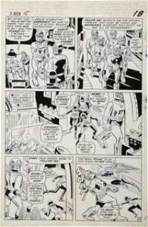Jack Kirby, Werner Roth, and Dick Ayers X-Men #15 Sentinels Page 14 Original Art (Marvel, 1965). It‘s mutant -