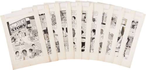 Harvey Pekar, Gary Dumm, and Greg Budgett American Splendor #1 Complete 11-page Story "Love Story" -