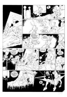 Clarke (Frédéric Séron) | Clarke - Planche originale Mélusine T7 - Hocus Pocus - (2000) | Catawiki