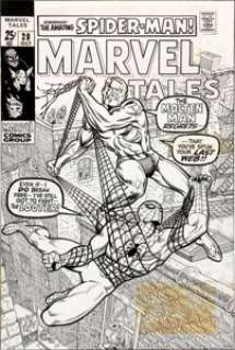 Marie Severin and Bill Everett Marvel Tales #28 Spider-Man Cover Original Art (Marvel, 1970). Marie Severin’s - | Heritage