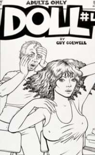 Guy Colwell Doll #4 Cover Original Art (Rip Off Press, 1990). Guy Colwell’s Inner City Romance series of - | Heritage