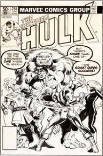 Frank Miller and Al Milgrom The Incredible Hulk #258 Cover Original Art (Marvel, 1981). The Jade Giant is taken to -