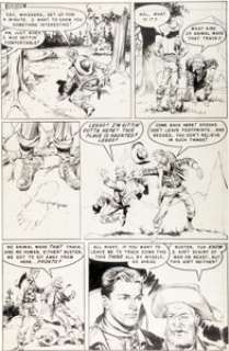 Al Williamson and George Evans Buster Crabbe Comics #3 "The Ogre" Page 5 Original Art (Famous Funnies, -