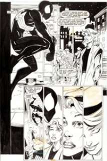 Mark Bagley and Arne Starr Venom Super Special #1 Page 6 Original Art (Marvel, 1995). In these scenes from the yarn, -