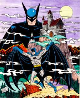 Sheldon Moldoff Batman Illustration Original Art (undated). Fasten your cape and cowl, ’cause here’s a must-have - | Heritage