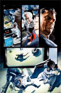 Alex Ross Kingdom Come #2 Page 15 Original Art (DC, 1996). Bruce Wayne rejects Superman‘s offer for Batman to rejoin -