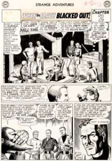 Murphy Anderson Strange Adventures #144 Atomic Knights Story Page 10 Original Art (DC, 1962). The Knights work -