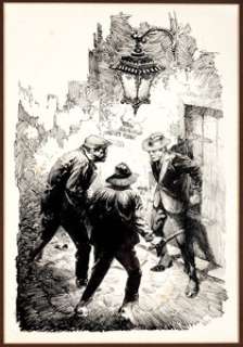 Frank Frazetta The Efficiency Expert Cover and Title Page Illustration Original Art (House of Greystoke, - | Heritage