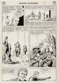Murphy Anderson Strange Adventures #150 "The Plant That Hated Humans!" Page 6 Atomic Knights -