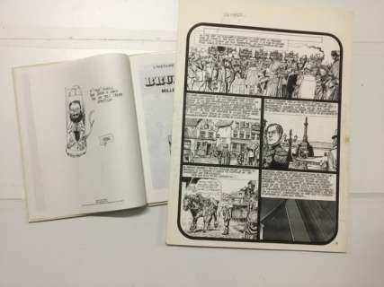 Franz (Drappier) | Franz - Bruxelles, mille ans d’épopées + Dédicace + Planche originale - (1979) | Catawiki