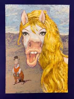 Smudja, Gradimir | Smudja, Gradimir - Dessin couleur - Le Cabaret des Muses T3 - Hommage Brigitte Bardot - (2007) | Catawiki