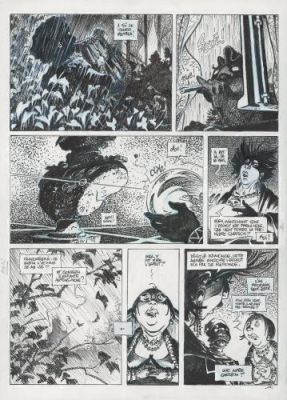 Régis Loisel | La Dernière Maison Juste Avant la Forêt, planche 141 | Galerie 9ème Art